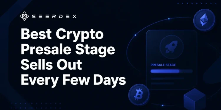 SeerDEX Best Crypto Presale Stage Sells Out Every Few Days — Community Momentum Builds Into TGE