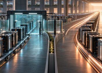 Parallel lanes of AI accelerator hardware split between an independent inspection gate and an open high-speed path