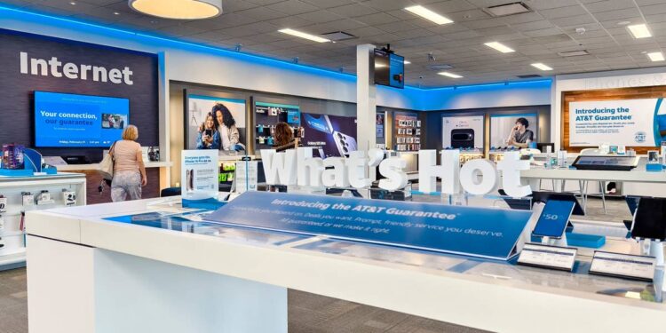 AT&T expands promises to customers as it trails rivals